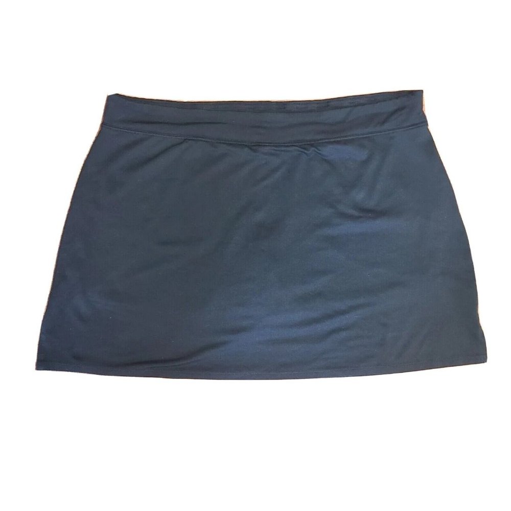 Tranquility‎ Skort Womens Size XXL Black Skirt with Shorts Pull On Activewear